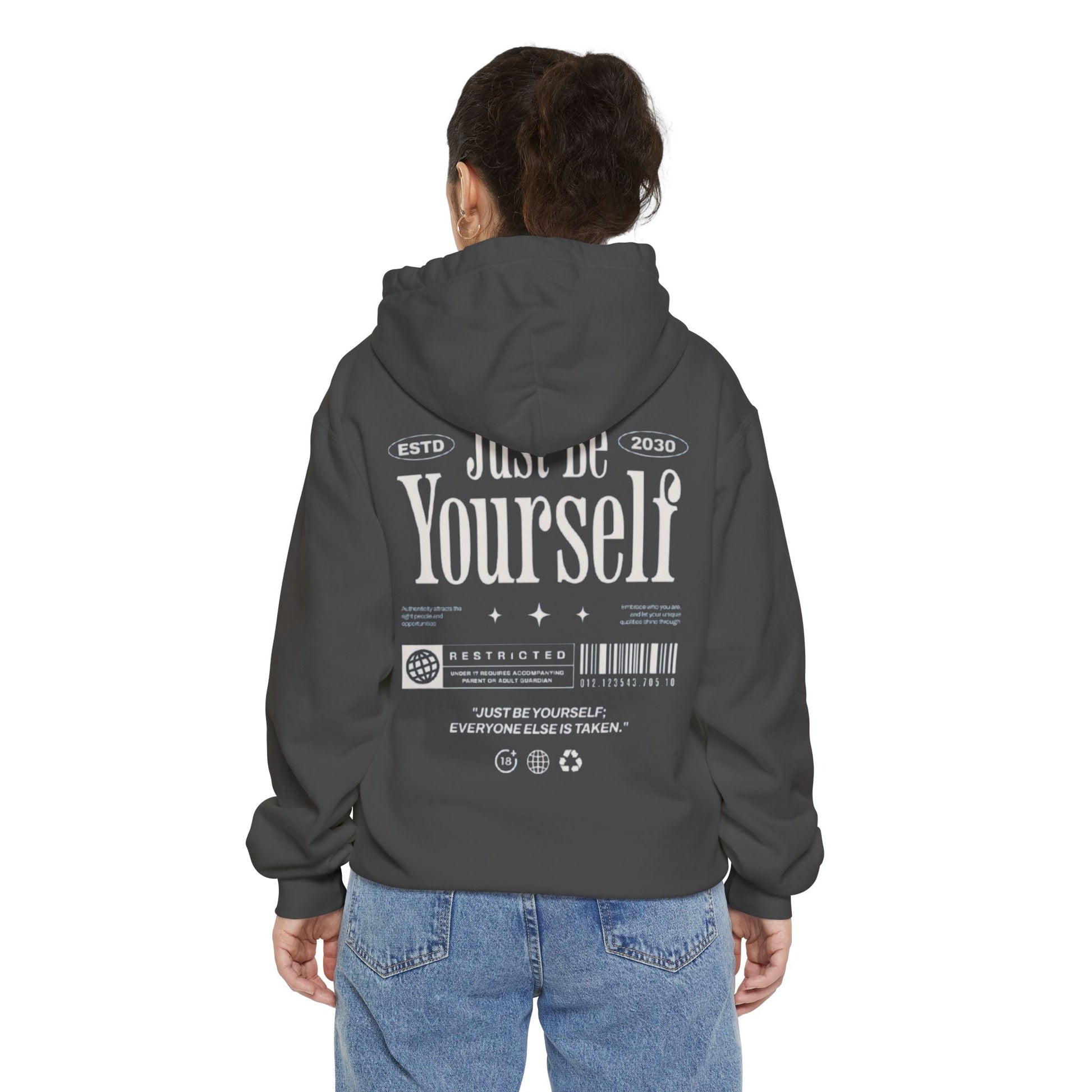 Unisex Garment-Dyed Hoodie Printify