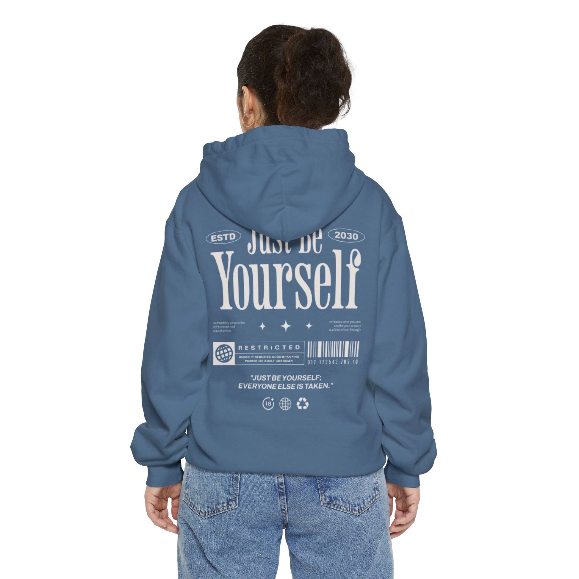 Unisex Garment-Dyed Hoodie Printify