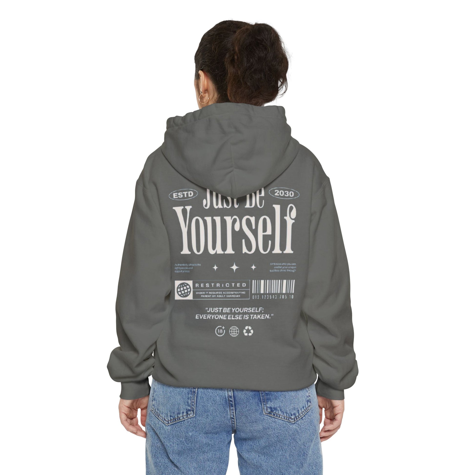 Unisex Garment-Dyed Hoodie Printify