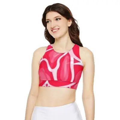 BDF LIFESTYLE Fully Lined, Padded Sports Bra Printify