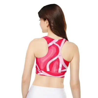 BDF LIFESTYLE Fully Lined, Padded Sports Bra Printify